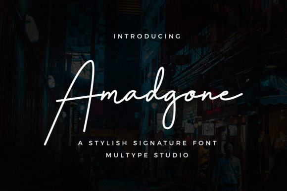 Amadgone: The Delicate Handwritten Typeface for Modern Campaigns