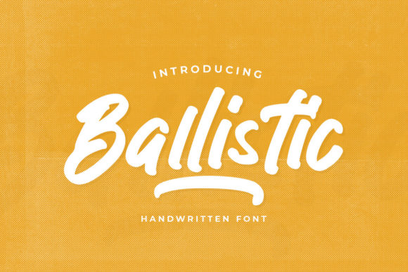 Ballistic: A Handwritten Font That Elevates Digital Design