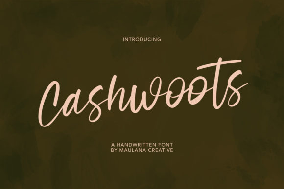 Cashwoots: A Delicate Script Font for Elegant Editorial Design