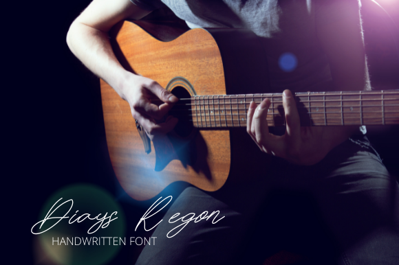Diays Regon: A Delicate Script Font That Elevates Handmade Design