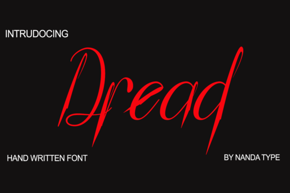 Dread Font for Web Design and Branding