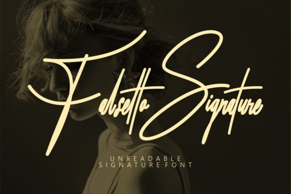 Falsetto Signature: A Refined Script for Modern Branding