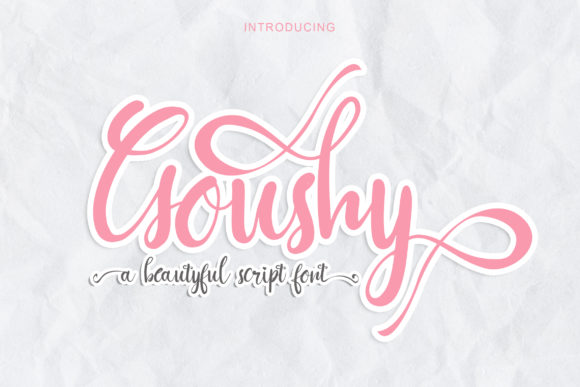 Goushy: A Whimsical Script Font for Creative Makers