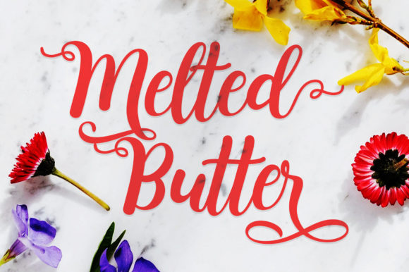 Melted Butter: A Handwritten Font for Elegant Web Design