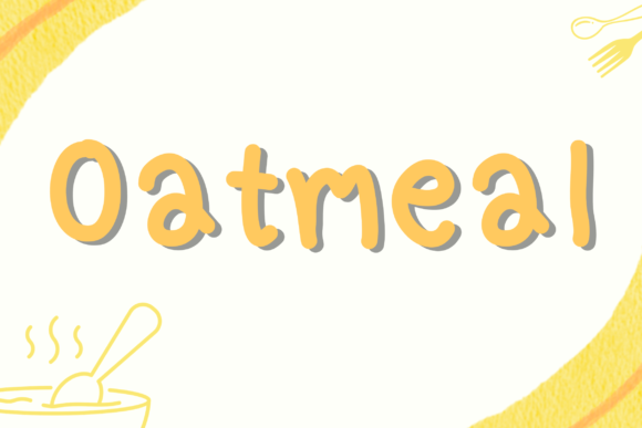Oatmeal: A Dainty Handwritten Font for Editorial Charm