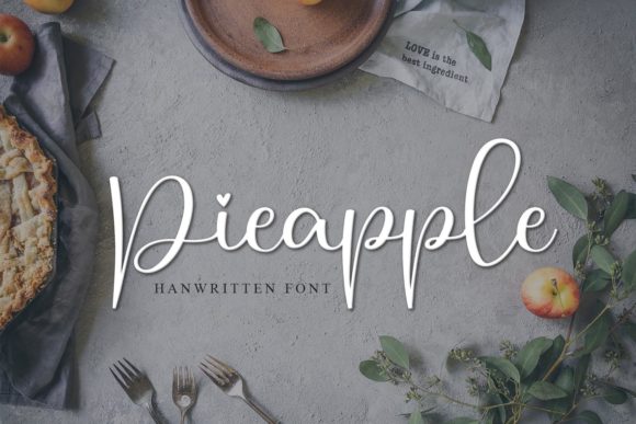 Pieapple Font Review: A Delicate Script for Elegant Branding