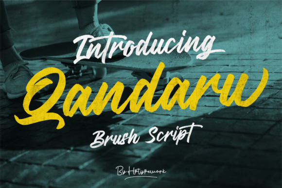 Qandaru: A Bold Handwritten Font for Modern Web Design