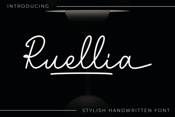 Ruellia: A Refined Script Font for Professional Branding