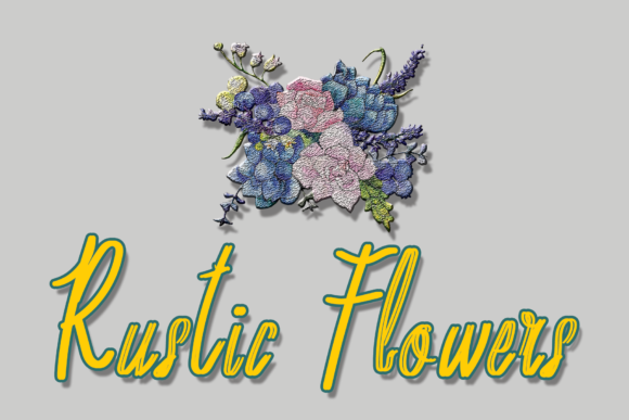 Rustic Flowers: A Handwritten Font for Modern Web Design