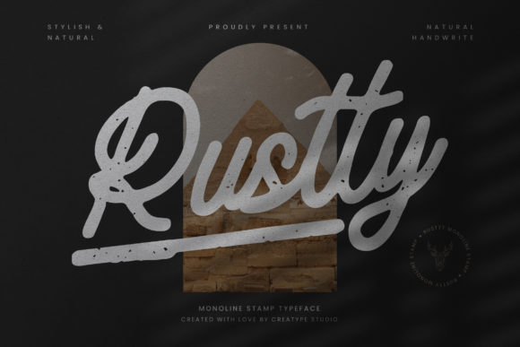 Rustty: A Vintage Font That Elevates Branding with Charm