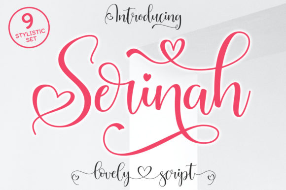 Serinah: A Handwritten Font for Elegant Editorial Design