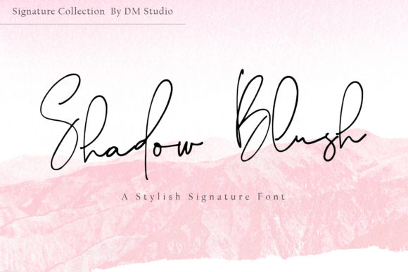 Shadow Blush: A Timeless Script Font for Handmade Creations