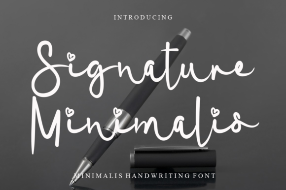Signature Minimalis: The Handwritten Typeface for Editorial Storytelling