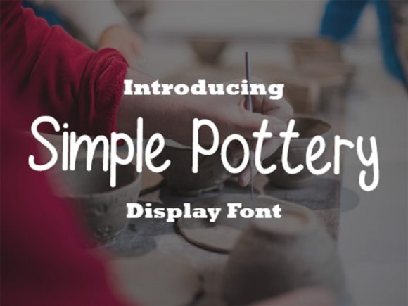 Simple Pottery: The Handwritten Font for Authentic Branding