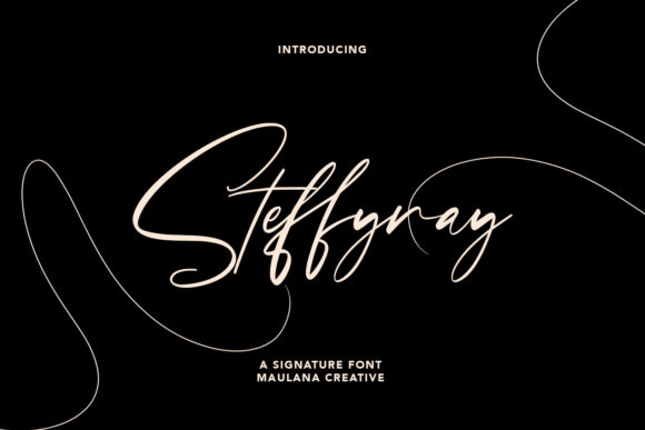Steffyray: A Script Font That Elevates Campaign Design
