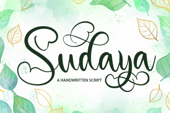 Sudaya Script Font for Digital Marketing