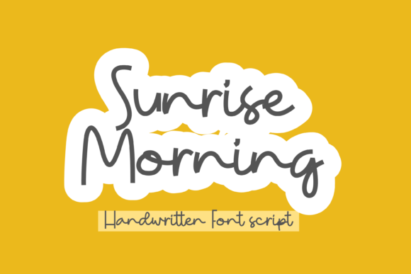 Sunrise Morning: A Versatile Script Font for Modern Branding