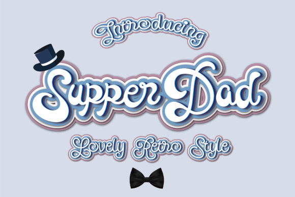 Supper Dad: A Handwritten Font with a Warm Editorial Touch