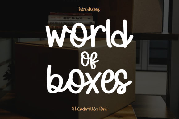 World of Boxes Script Font for Web Design